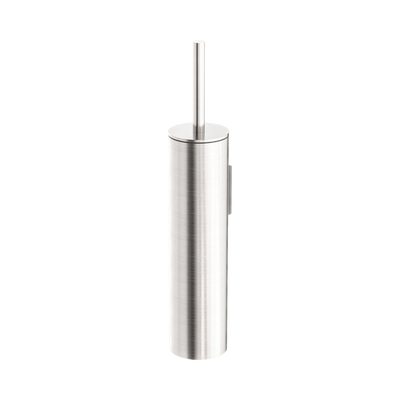 Nero Mecca Toilet Brush Holder Brushed Nickel