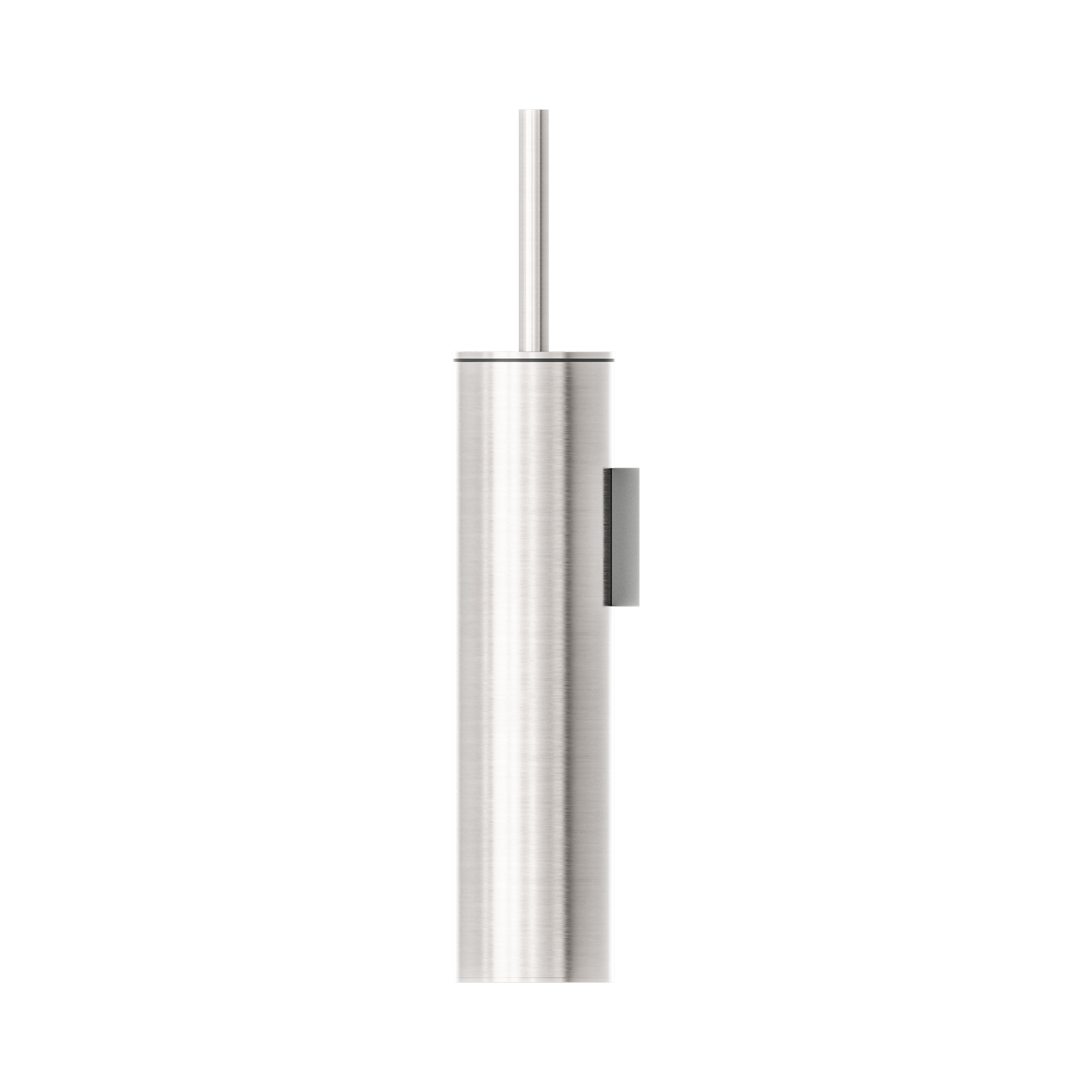 Nero Mecca Toilet Brush Holder Brushed Nickel