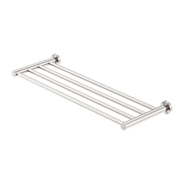 Nero Mecca Towel Rack Brushed Nickel