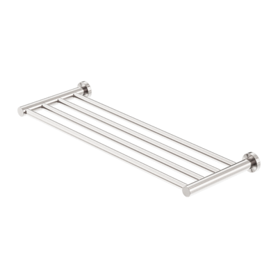 Nero Mecca Towel Rack Brushed Nickel