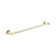 Nero Dolce II Single Towel Rail 600mm Brushed Gold