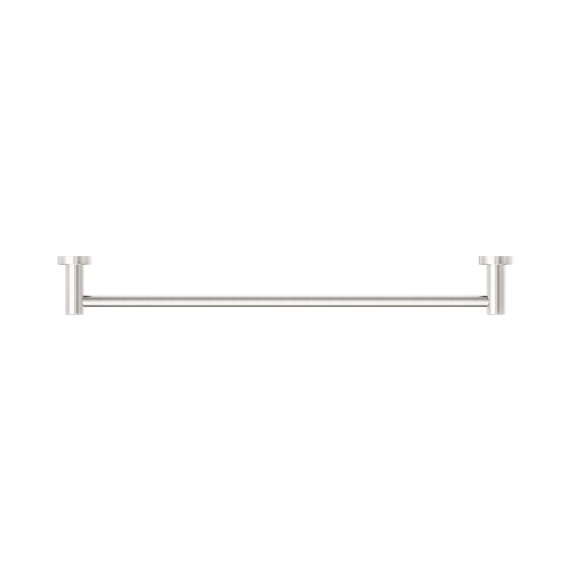 Nero Dolce II Single Towel Rail 600mm Brushed Nickel