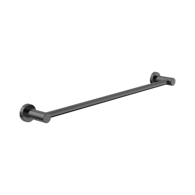 Nero Dolce II Single Towel Rail 600mm Gun Metal
