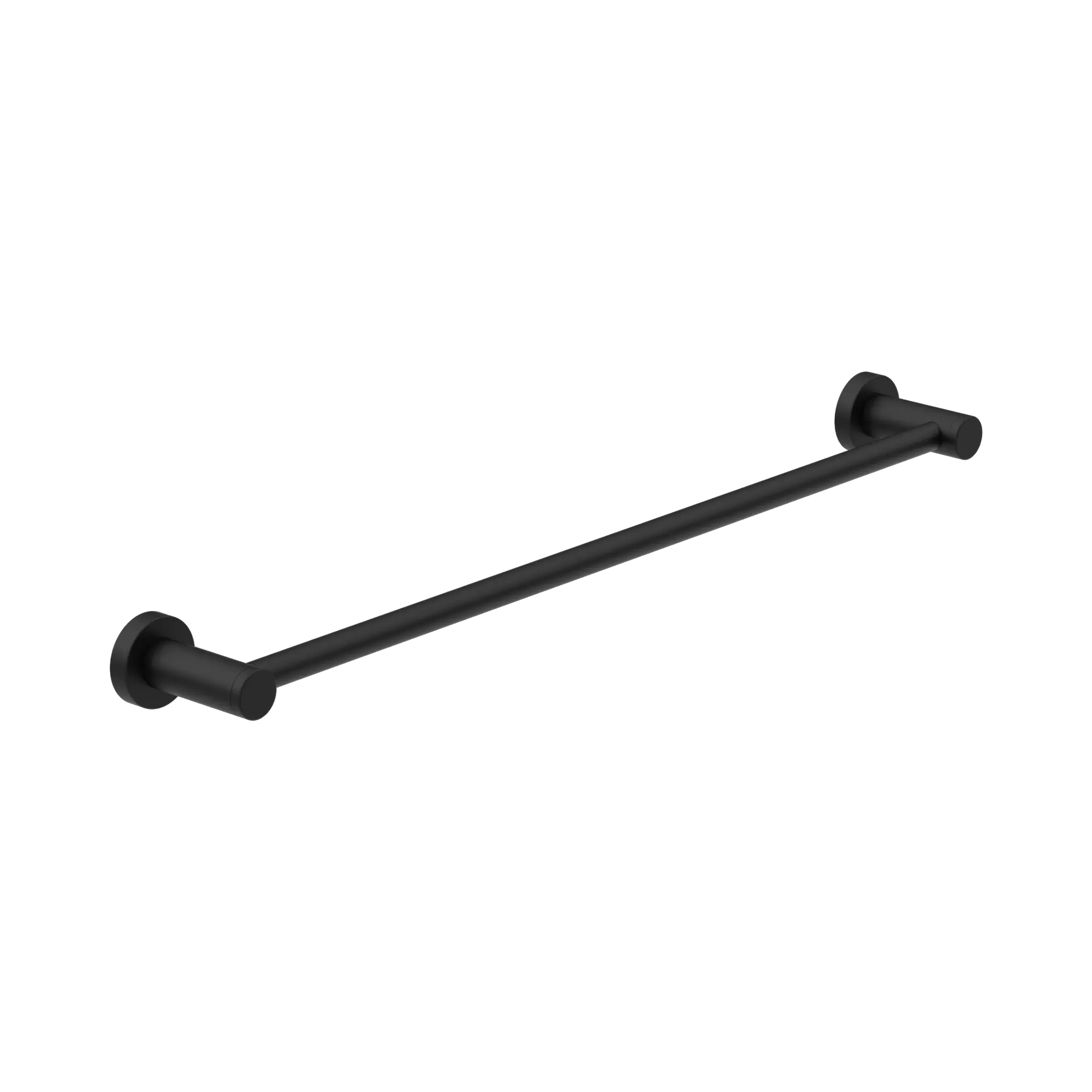 Nero Dolce II Single Towel Rail 600mm Matte Black