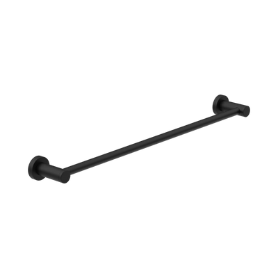 Nero Dolce II Single Towel Rail 600mm Matte Black