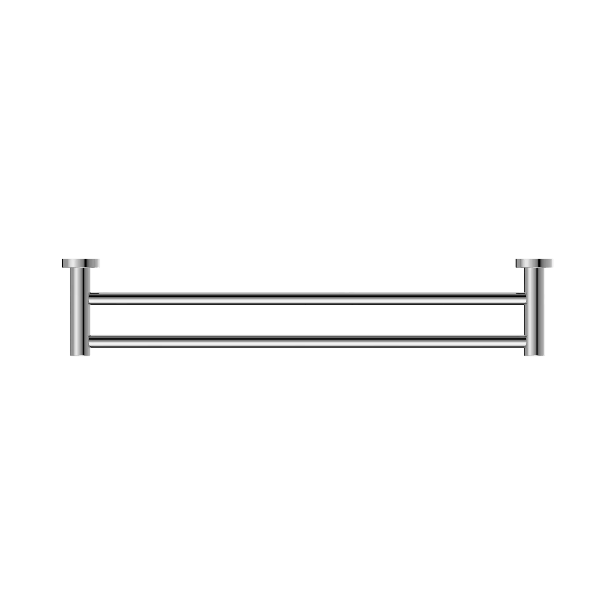 Nero Dolce II Double Towel Rail 600mm Chrome