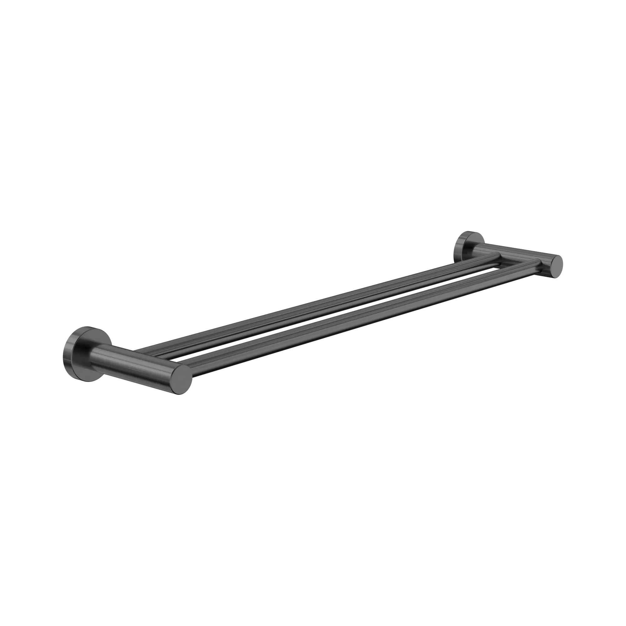 Nero Dolce II Double Towel Rail 600mm Gun Metal