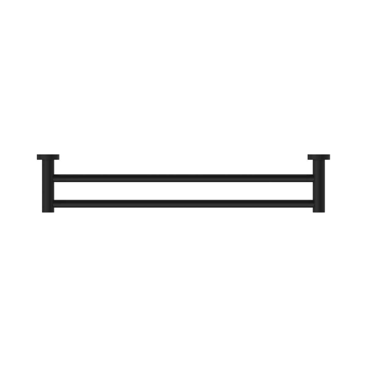 Nero Dolce II Double Towel Rail 600mm Matte Black