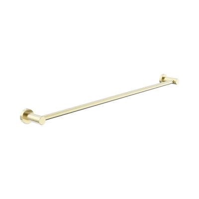 Nero Dolce II Single Towel Rail 800mm Brushed Gold