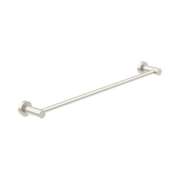 Nero Dolce II Single Towel Rail 800mm Brushed Nickel