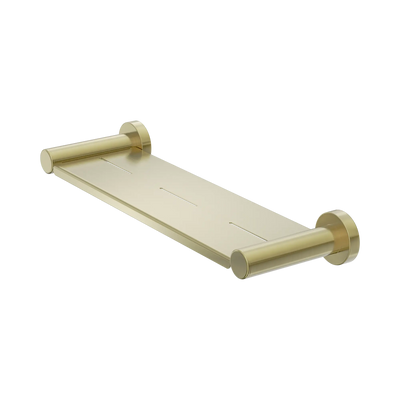 Nero Dolce II Metal Shower Shelf Brushed Gold