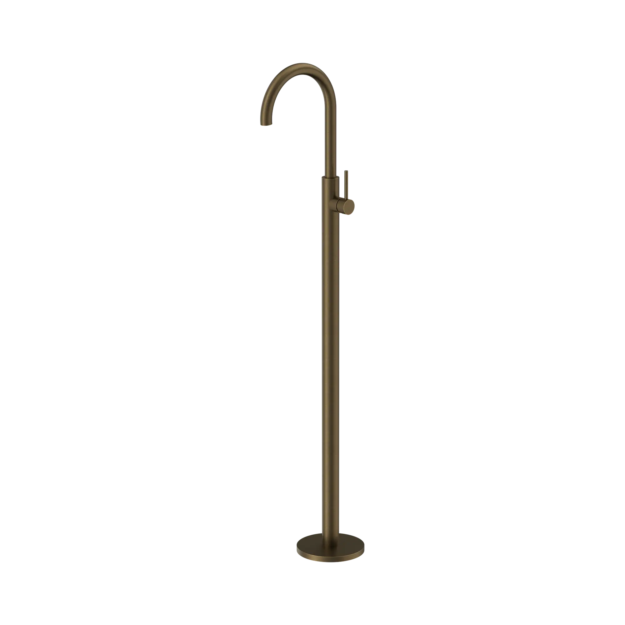 Nero Mecca Freestanding Bath Mixer Tumbled Antique Brass