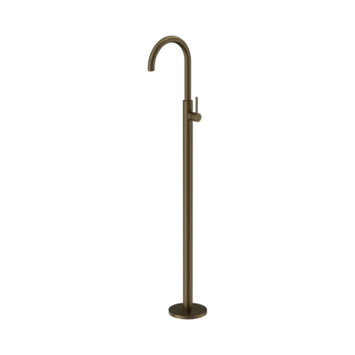 Nero Mecca Freestanding Bath Mixer Tumbled Antique Brass