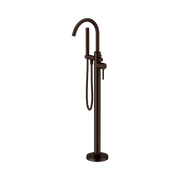 Mecca Round Freestanding Mixer With Hand Shower II Rome Bronze