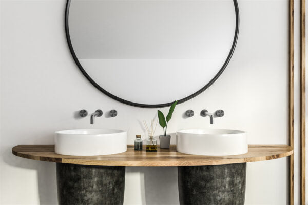 Nero Kara Wall Basin Set - Gunmetal