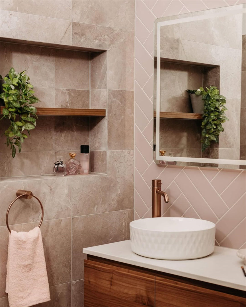 Nero Mecca Tall Basin Mixer Brushed Bronze