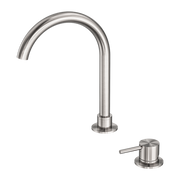 Nero Mecca Hob Basin Mixer Brushed Nickel