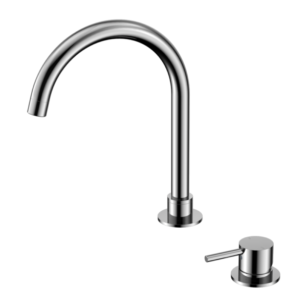 Nero Mecca Hob Basin Mixer Chrome