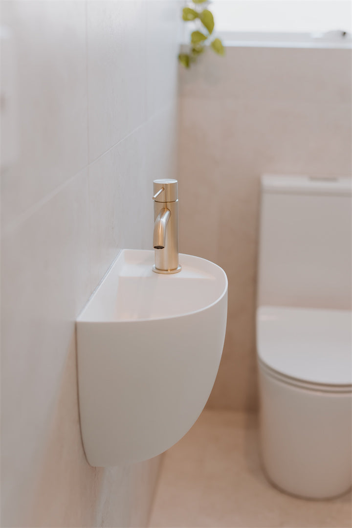 Nero Mecca Basin Mixer Brushed Gold