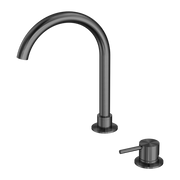 Nero Mecca Hob Basin Mixer Gun Metal