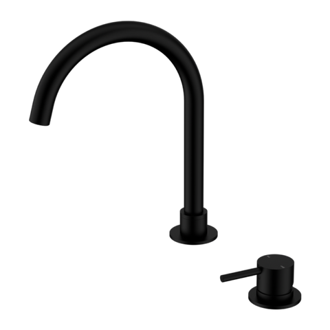 Nero Mecca Hob Basin Mixer Matte Black