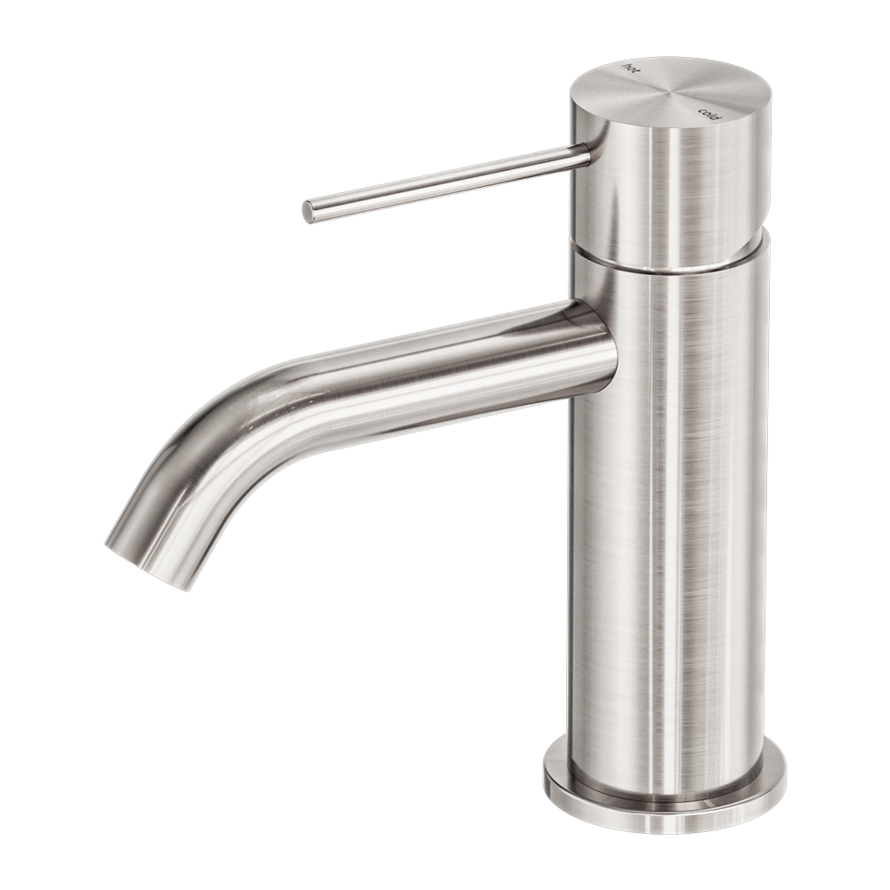 Nero Mecca Basin Mixer Brushed Nickel