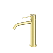 Nero Mecca Mid Tall Basin Mixer Brushed Gold