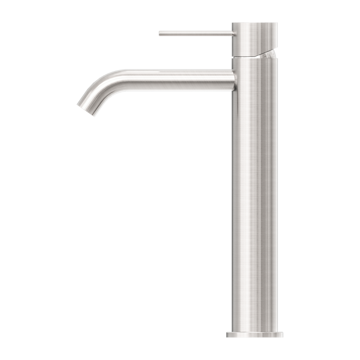 Nero Mecca Tall Basin Mixer Brushed Nickel