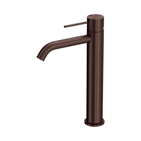 Nero Mecca Tall Basin Mixer Rome Bronze