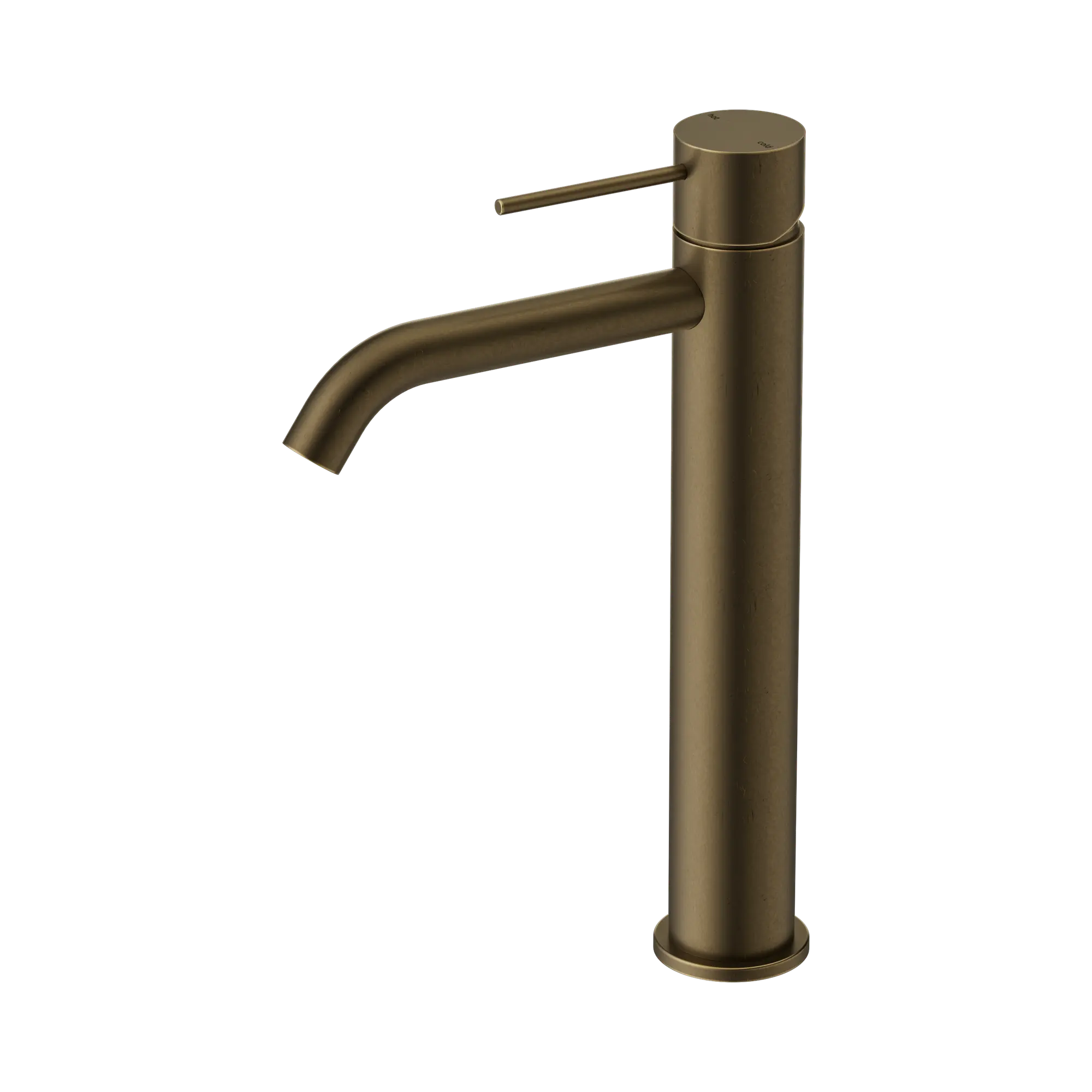 Nero Mecca Tall Basin Mixer Tumbled Antique Brass