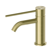 Nero Mecca Care Basin Mixer Extended Lever Brushed Gold