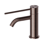 Nero Mecca Care Basin Mixer Extended Lever Brushed Bronze