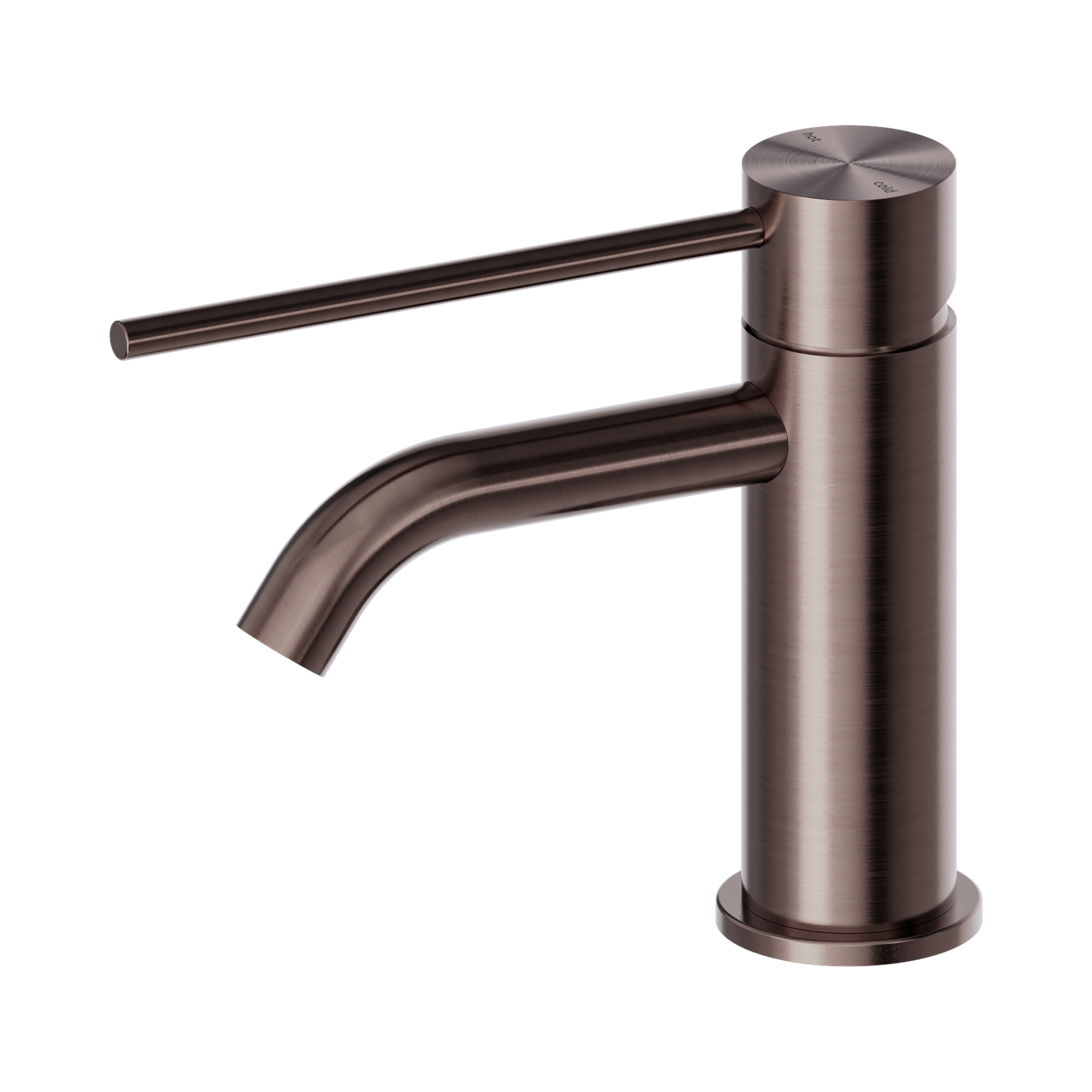 Nero Mecca Care Basin Mixer Extended Lever Brushed Bronze