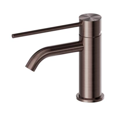 Nero Mecca Care Basin Mixer Extended Lever Brushed Bronze