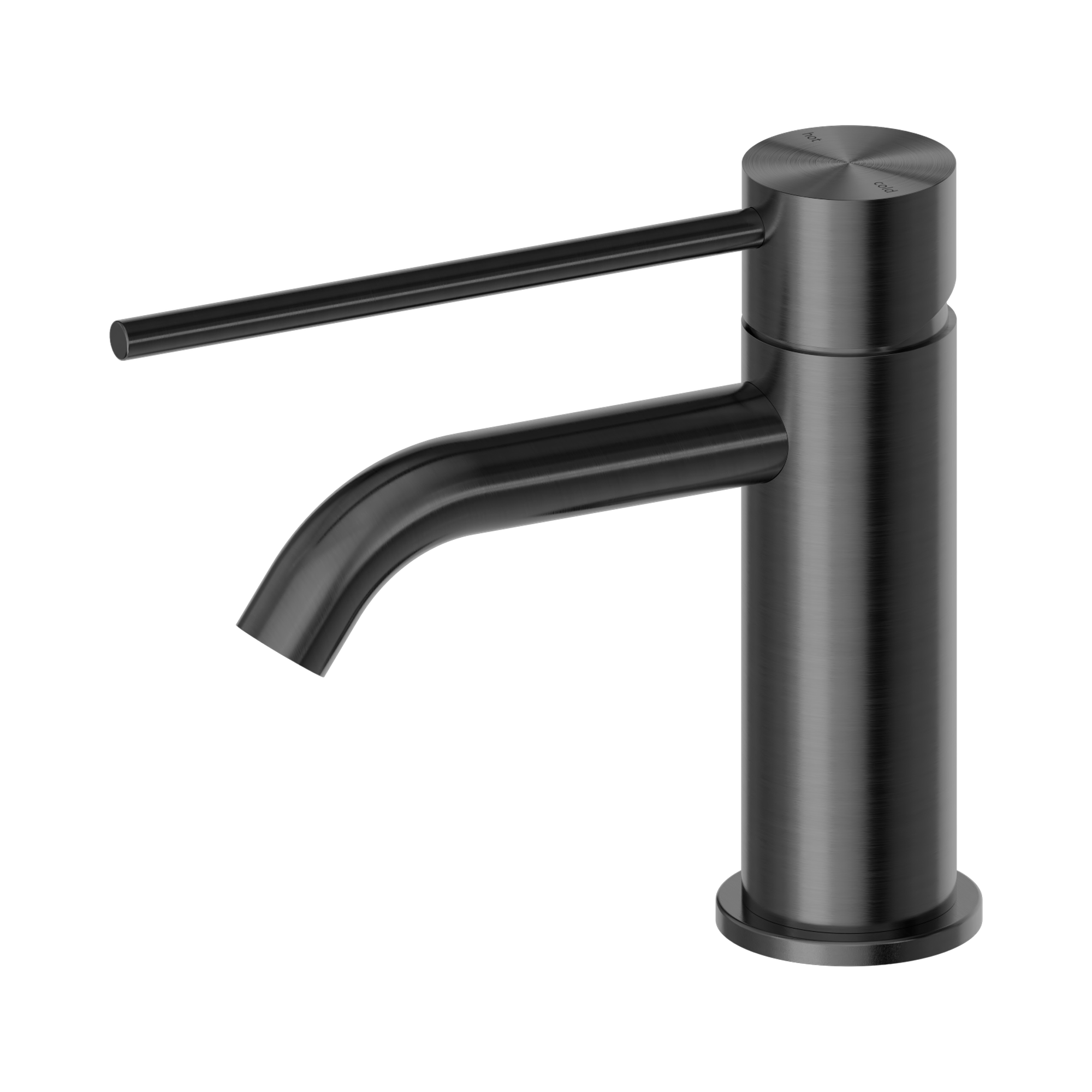 Nero Mecca Care Basin Mixer Extended Lever Gun Metal