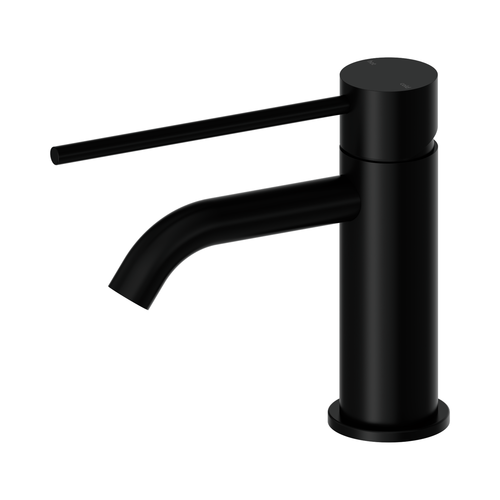 Nero Mecca Care Basin Mixer Extended Lever Matte Black