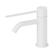 Nero Mecca Care Basin Mixer Extended Lever Matte White