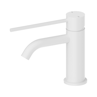 Nero Mecca Care Basin Mixer Extended Lever Matte White