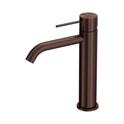 Nero Mecca Mid Tall Basin Mixer Rome Bronze