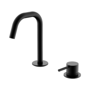 Mecca Hob Basin Mixer Set Edge Spout Matte Black