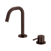 Mecca Hob Basin Mixer Set Edge Spout Rome Bronze