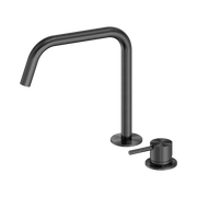 Mecca Hob Bath/Kitchen Mixer Set Edge Spout II Gun Metal