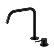 Mecca Hob Bath/Kitchen Mixer Set Edge Spout II Matte Black
