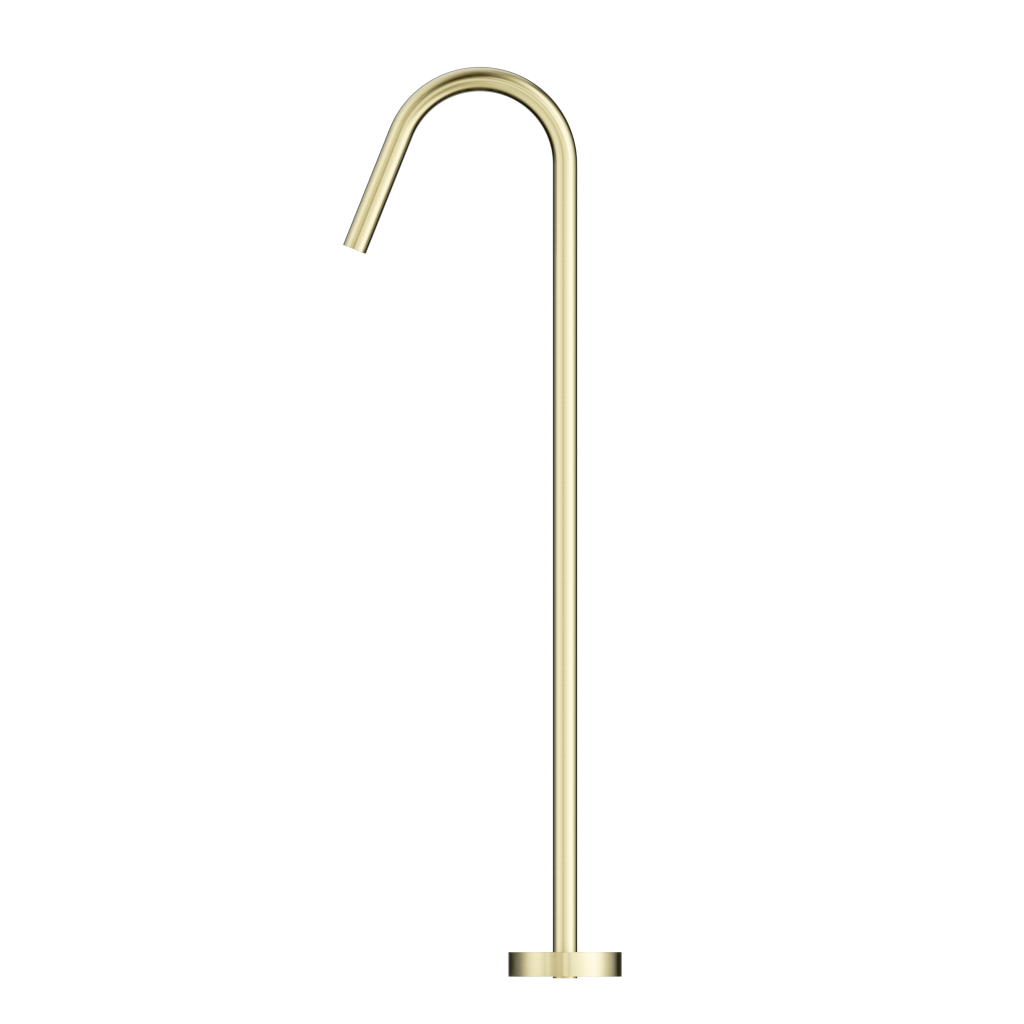 Nero Freestanding Bath Spout Only Brushed Gold