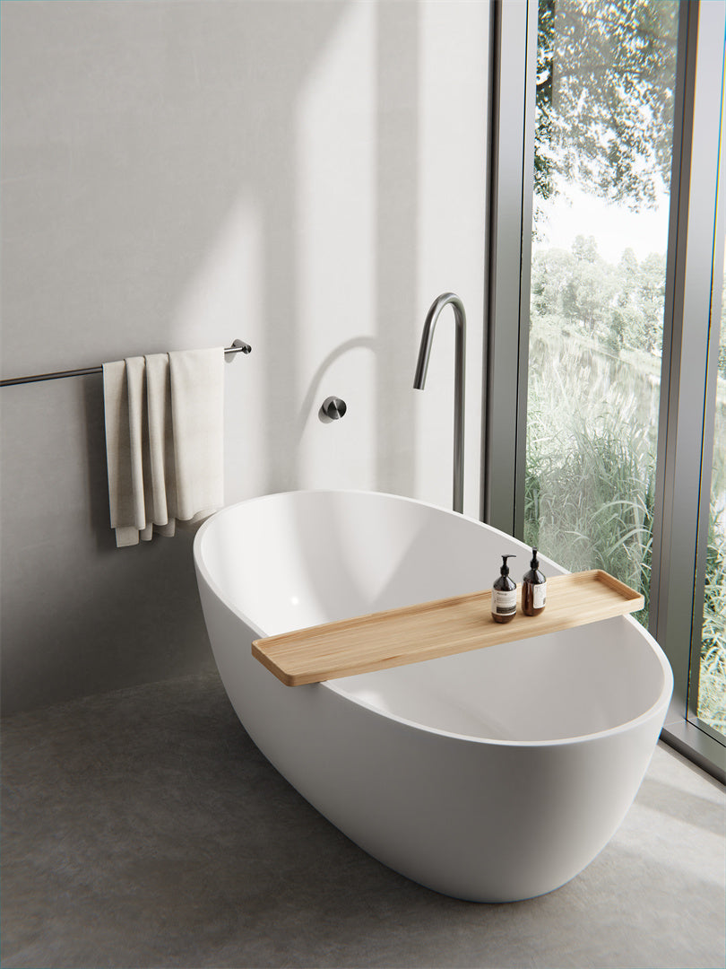 Nero Mecca Freestanding Bath Spout Only Gun Metal