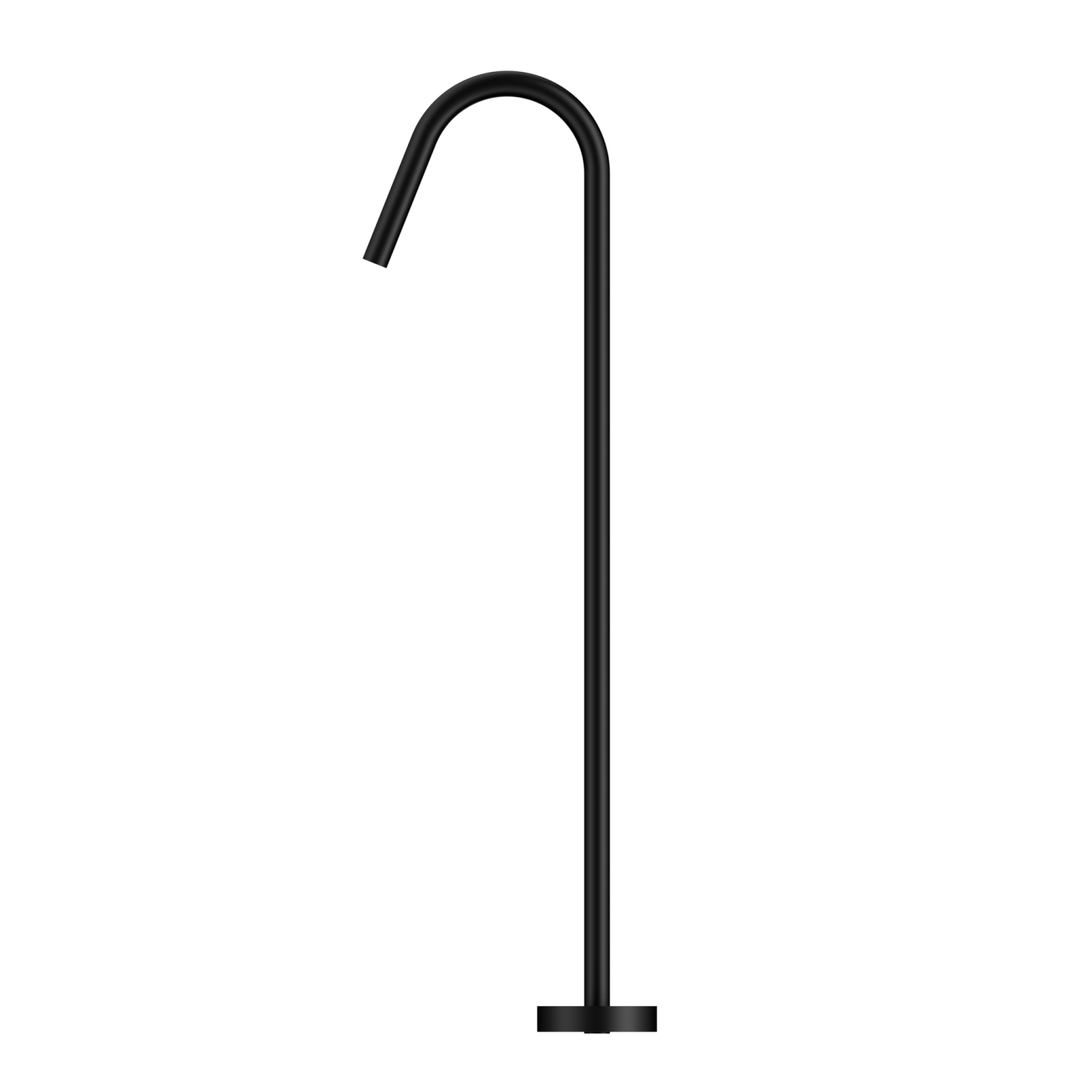 Nero Freestanding Bath Spout Only Matte Black