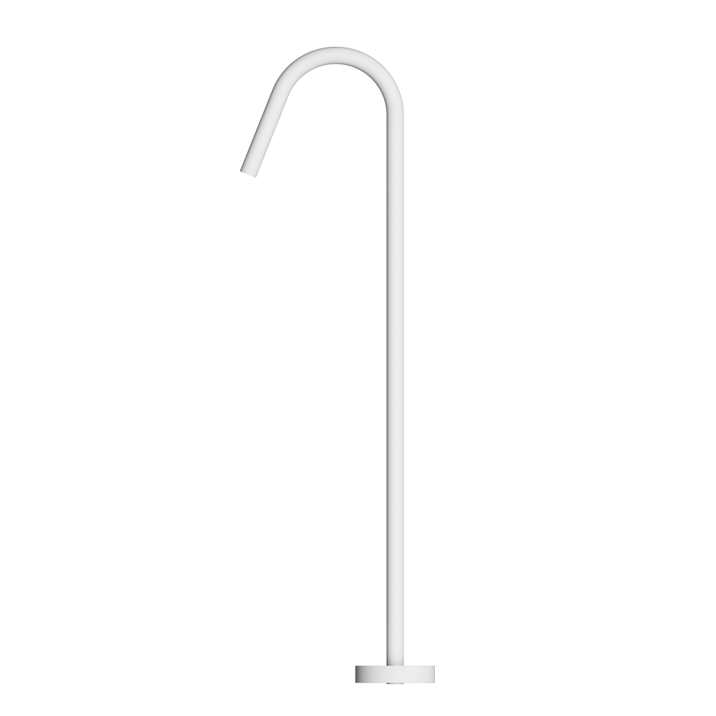 Nero Freestanding Bath Spout Only Matte White