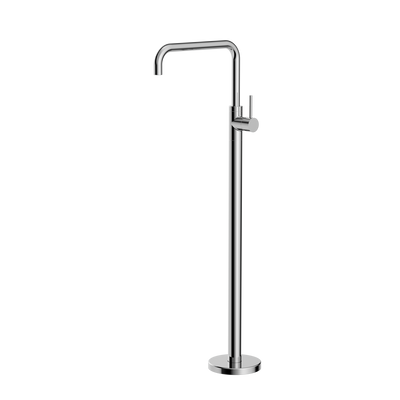 Nero Mecca Freestanding Bath Mixer Square Shape Chrome