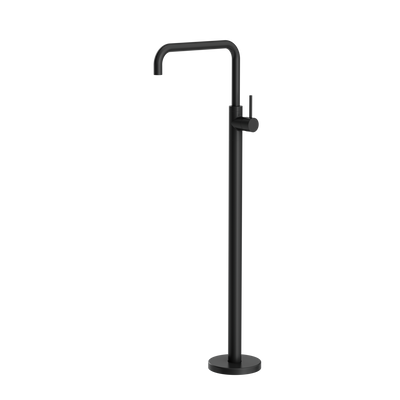 Nero Mecca Freestanding Bath Mixer Square Shape Matte Black