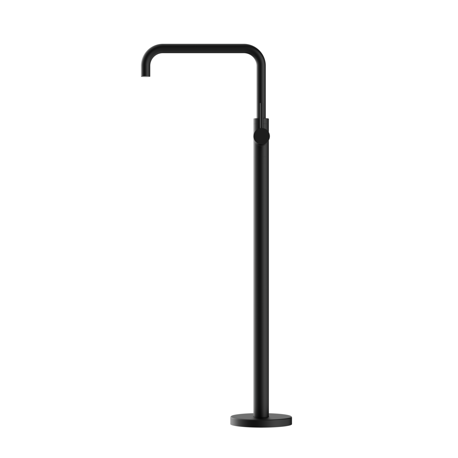 Nero Mecca Freestanding Bath Mixer Square Shape Matte Black